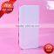rainbow color frame with strong LED portable power bank 15600mah