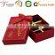 Food Packaging Box Recycled Macaron Chocoalte Divider Box With Ribbon Bow