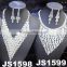 moroccan rhinestone necklace wedding jewelry set