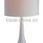 designer modern bedroom floor lamps in silver painting base and silver PVC shade ML4852SL