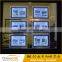 Slim backlight LED frame acrylic light panel real estate agents window display