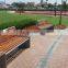 Stone Bench With Backrest Wooden Bench to Sit Wooden Slats for Bench