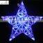 Fancy Christmas led star decoration samrt cheap led star light with high quality metal lighted star wall decor