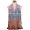 Factory China Sunscreen Georgette Silk Colorful Girl's Scarf Shawl