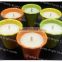 paraffin+palm wax outdoor decoration citronella candle