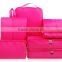 Travel clothing storage bag with 7 pieces for luggage