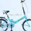 20-inch lightweight folding bicycle high-carbon steel student bicycle