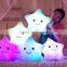 Decorative LED Pillow Luminous Star Shape Plush Pillow Glow Cushion Light Sofa For Children Birthday