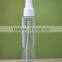 Personal care industrial use 60ml 100ml 120ml PET plastic bottle with spray pump