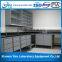 QC Laboratory Wall Bench With Reagent Shelf