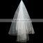 2016 Hot Sale In Stock Wholesale Price White One Layer Bridal Veil