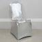 fatory direct cheap wedding silver metallic chair cover for banquet chairs
