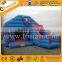 hero printed inflatable combo bouncer with slide A3103