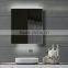 Engineering project LED bathroom mirror with backlights and glass storege cabinet