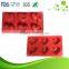 Hot Selling Heart Shape Silicone Baking Cups