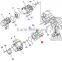 WA380-6 wheelloader pump assy 705-94-01070 705-94-01071