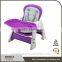 Multi-Function 3 in 1 Plastic Baby High Feeding Chair baby high chair with cover