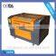 100w 9060 CO2 fabric laser cutting machine with Front and real door