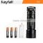 high lumens cree led flashlight with IPX7 water-resistance and 1-year Warranty