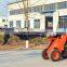 small garden front end loader DY620 agricultural machine with lawn mower