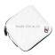 PU leather White Square CD bag,DVD VCD Case,Cute CD case