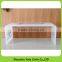 Custom Milky White U Acrylic Waterfall Tables with Logo Printing