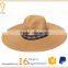 ladies hotsale plain beach sun wide brim floppy paper straw hats