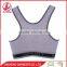 Hot Selling Fancy Ladies Undergarments Thin Sponge Sportswear Gray Bra
