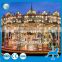 Christmas cheap single fiberglass carousel horse music box!China Suppliers carousel rides for sale