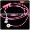 Cheap Colorful LED EL Wire Flash Earphone Color changing earphones with glow and flash