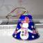 cloisonne enamel handmade1.5" red and blue small Christmas Bells