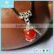 Antique Natural Crystal Agate Beads with Leaf Pendant Jewellery