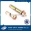 Many types of sleeve anchors with hex flange nuts bolts
