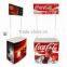 HN-PP Plastic Promotion TablePlastic Promotion Table/Desk with Top Banner,Display Stand