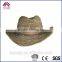 Straw Hat Roll Up Brim Folk Style Hat