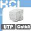 Network Solution Cat6 UL 180 Degree Unshielded UTP Dual IDC Modular Keystone Jack with Shutter