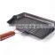 Steak BBQ Grill Pan With Foldable Wooden Handle
