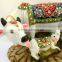 Decorative Marble dust Polyresin Kamdhenu Cow and Calf Big Statue Idol
