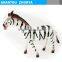 Plastic animal model figurines zebra toys