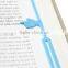 High quality silicone book mark finger with card