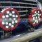 7" 60W round LED work light Jeep Wrangler offroad 4x4 racing buddy vehicles heavy duty equipment led flood lamp