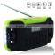SOLAR POWER AM FM RADIO CAMPING emergency radio with LED light