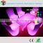 Heavy PE plastic waterproof remote control LED bar chair/LED furniture sofa furniture LTT-CT05A