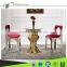 BC901 Red Fabric Metal Bar Stool and High Chair