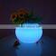 Infrared remote control PE plastic display led flower pots