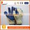 DDSAFETY 2017 Big Discount 7 Gauge Safety Cotton With Blue Latex Glove