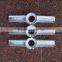 Adjustable screw base jack for system scaffolding
