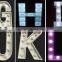 led letter words light