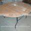 plywood folding tables with steel legs round or rectangle