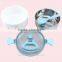 600ml One Layer Round Shape Heated Bento New Stackable Stainless Steel Lunch Box